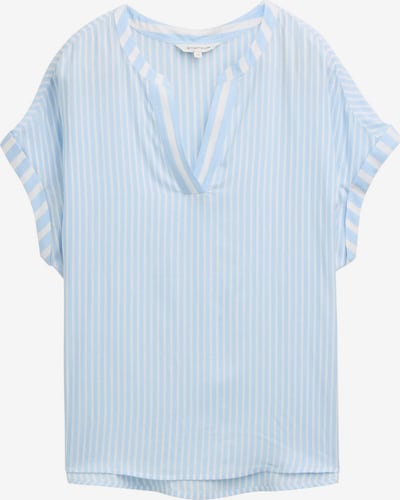 TOM TAILOR Pusero värissä vaaleansininen / valkoinen, Tuotenäkymä