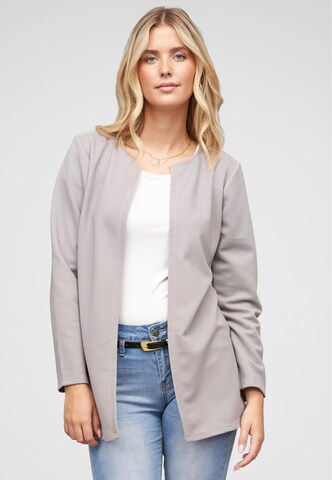 Cloud5ive Strickjacke in Grau: Vorderseite