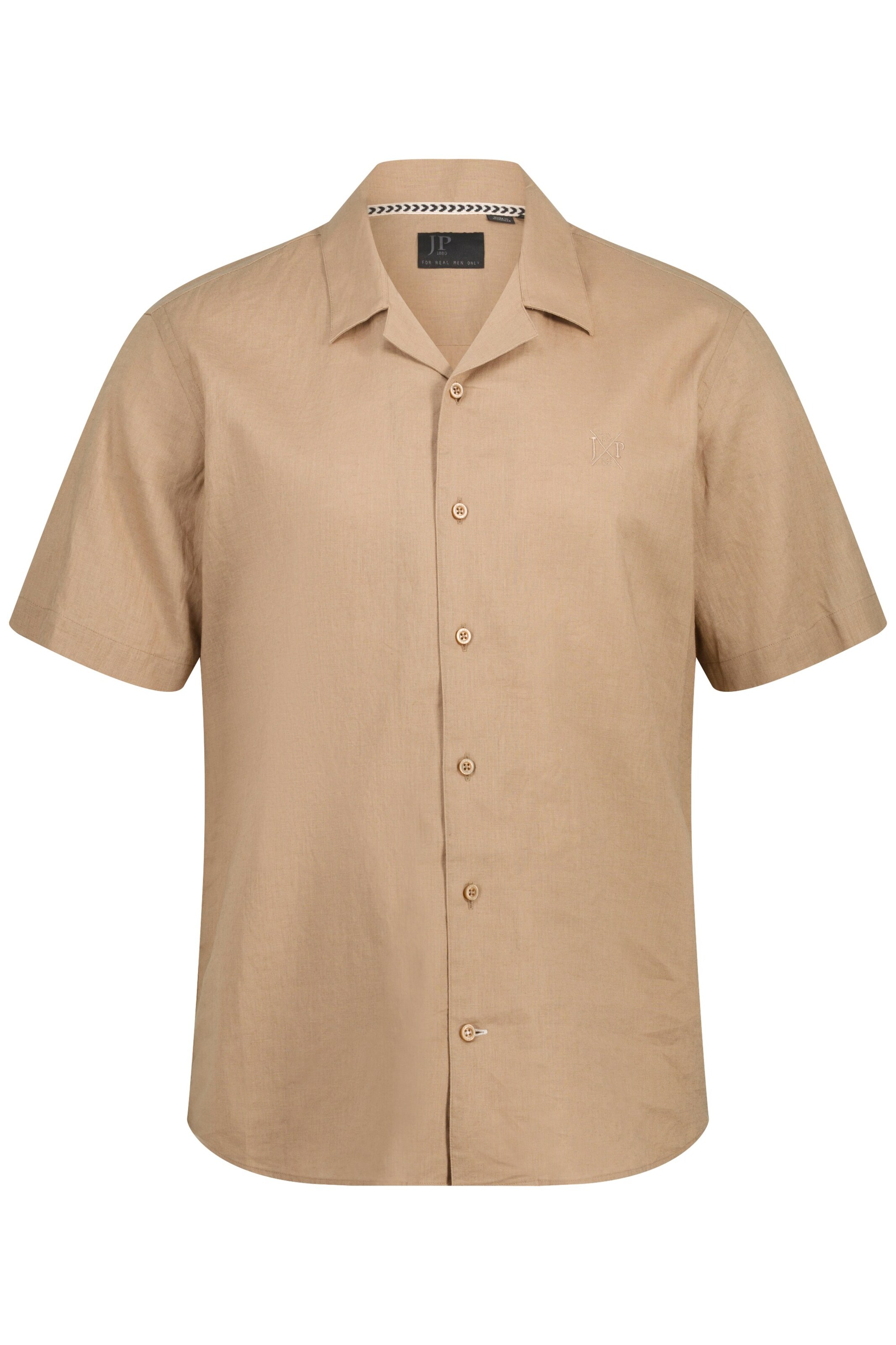 JP1880 Overhemd in Beige: voorkant
