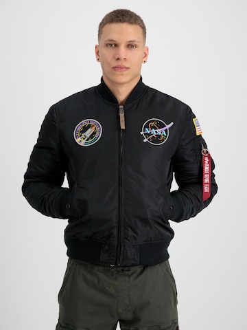 ALPHA INDUSTRIES Overgangsjakke 'NASA' i sort