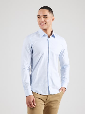 JOOP!Slim Fit Košulja 'Pierce' - plava boja: prednji dio