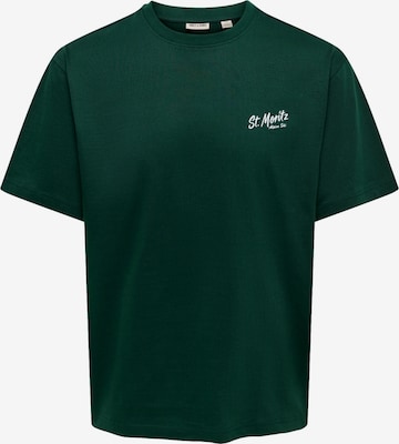 Only & Sons Bluser & t-shirts 'ONSFred' i grøn: forside