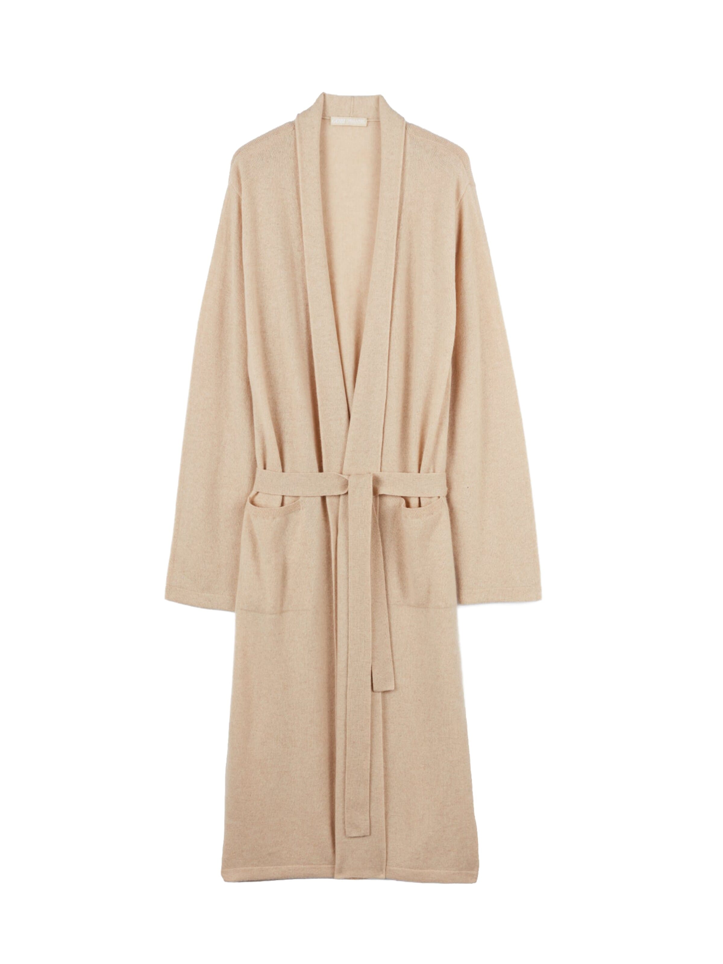 GOBI Cashmere Badrock lång 'Men's Cashmere Robe' i beige: framsida