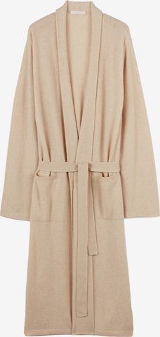 GOBI Cashmere Badrock lång 'Men's Cashmere Robe' i beige: framsida
