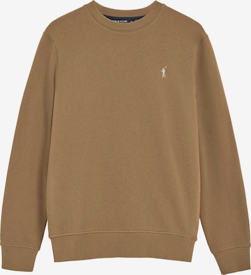 Polo Club Sweatshirt in Braun: Vorderseite