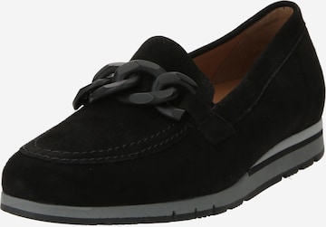 GABORSlip On cipele - crna boja: prednji dio