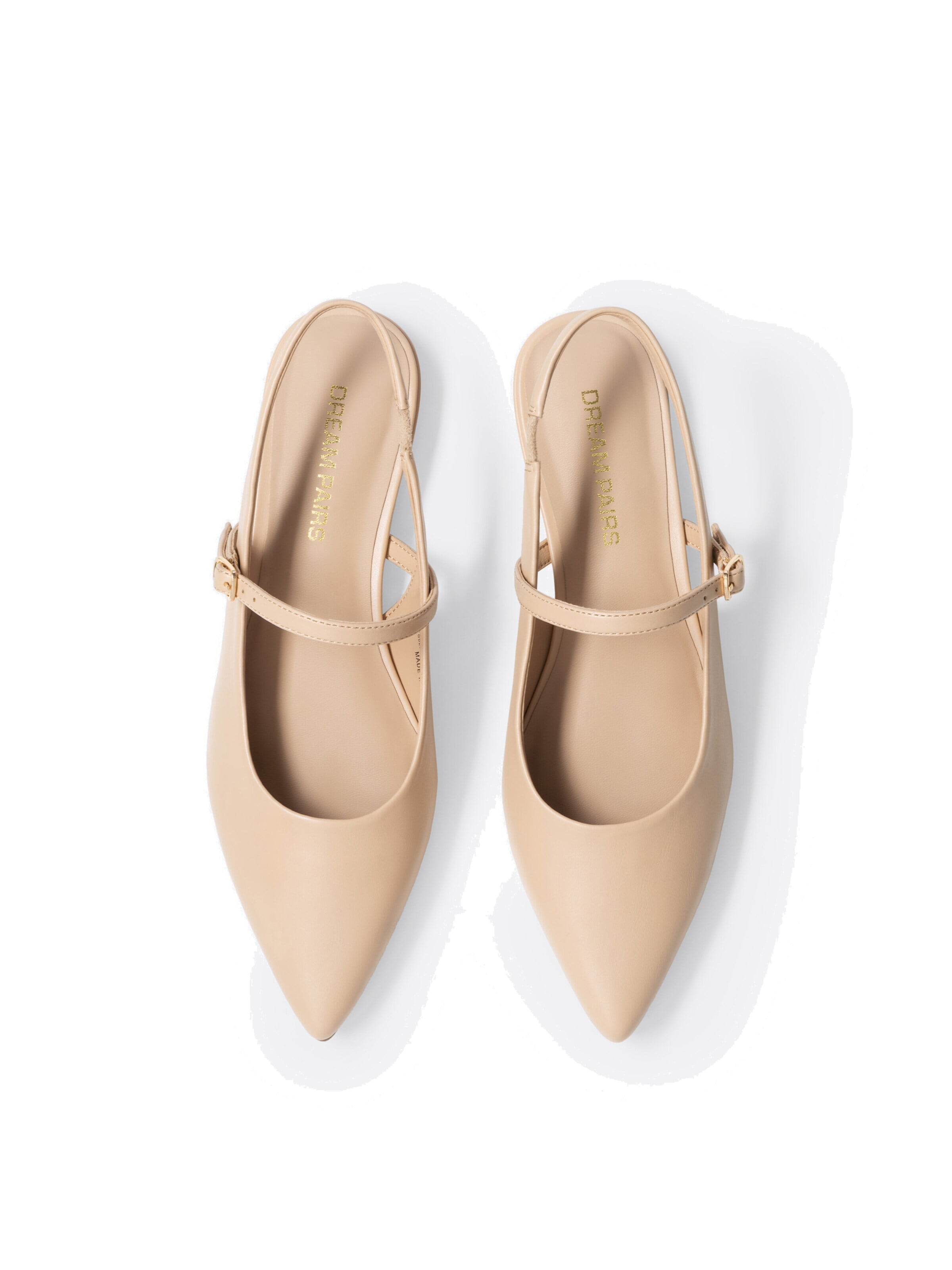 Dream Pairs Ballet Flats in Beige
