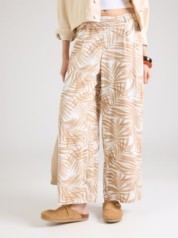 ONLY Широкий Брюки со складками 'ONLEMMIA-SIESTA' в Белый: спереди