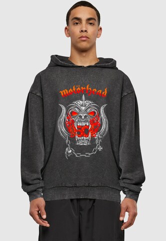 Merchcode Sweatshirt 'Motorhead - 50th Warpig Flames' in Black: front