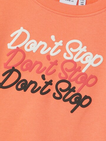 NAME IT Sweatshirt 'NONNA' in Orange
