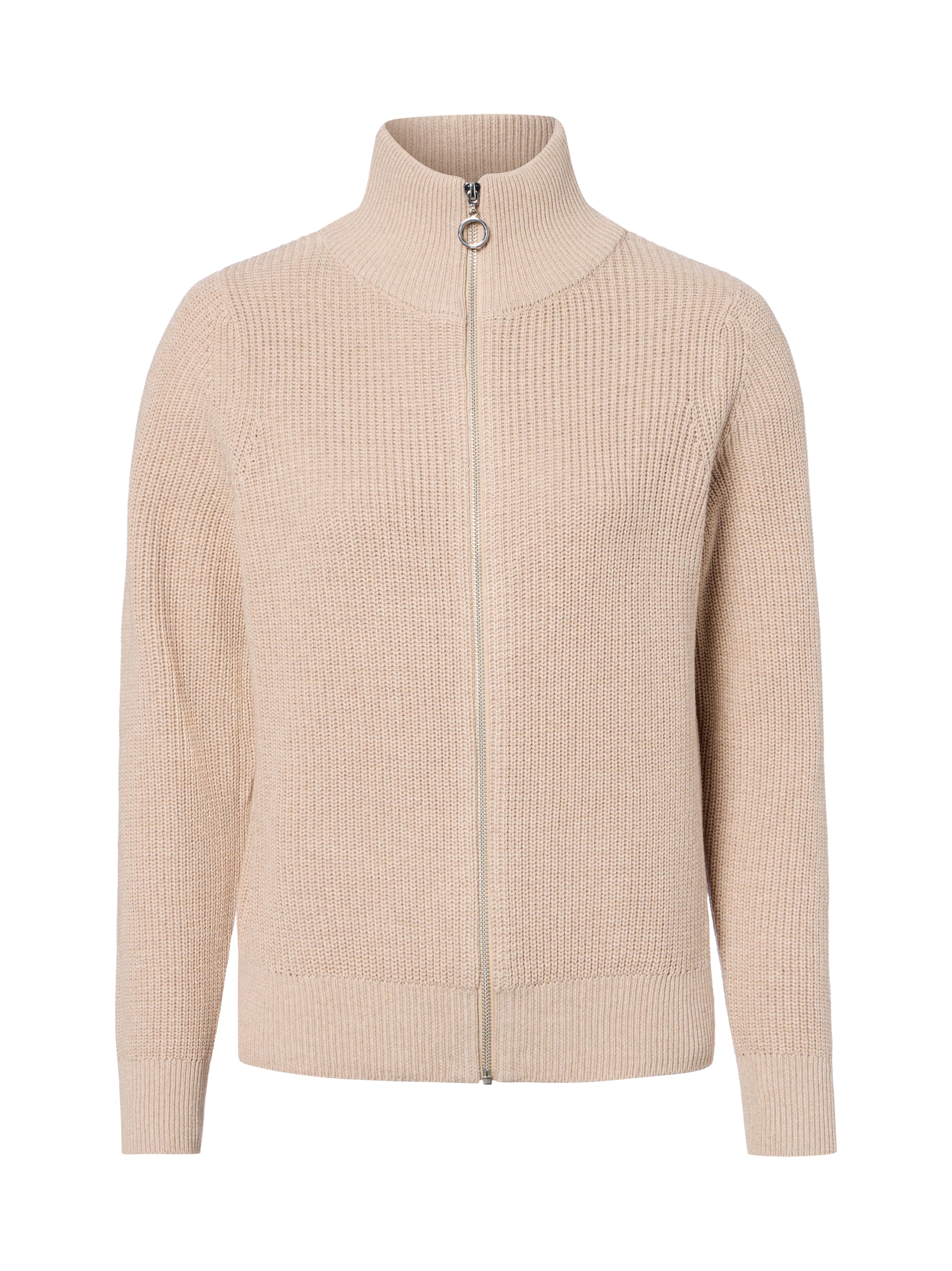 Franco Callegari Gebreid vest in Beige: voorkant