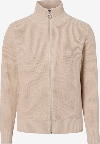 Cardigan Franco Callegari en beige : devant