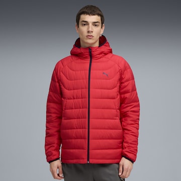 PUMA Winterjas 'Packlite' in Rood: voorkant