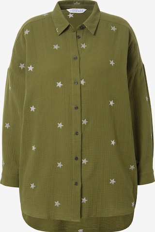 Chemisier Studio Untold en vert : devant