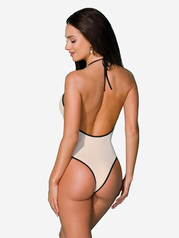 SpaLeXLine Bodysuit 'Mayennie' in Beige
