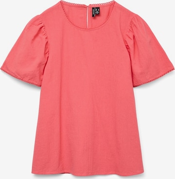 VERO MODA Блузка 'VMPretty' в Ярко-розовый: спереди