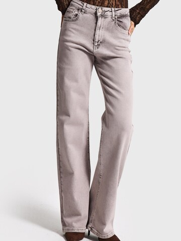 IT'S BASIC Regular Jeans 'Straight High Rise Jeans' in Beige