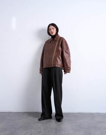 TOPSHOP Демисезонная куртка 'ELIZABETH' в Коричневый