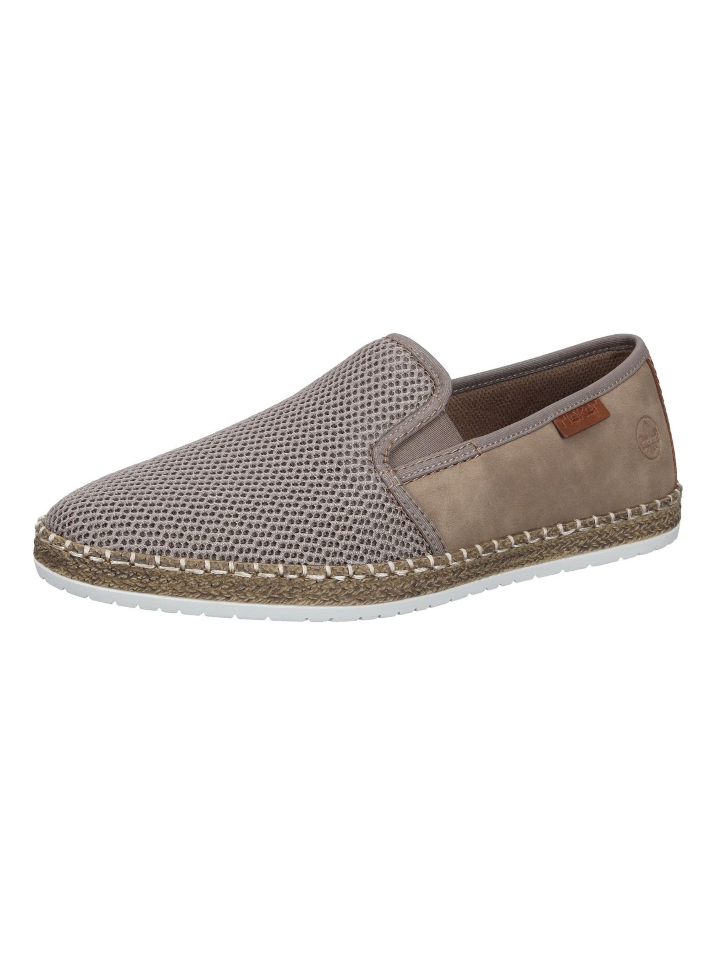 Rieker Classic Flats 'Namur' in Beige: front