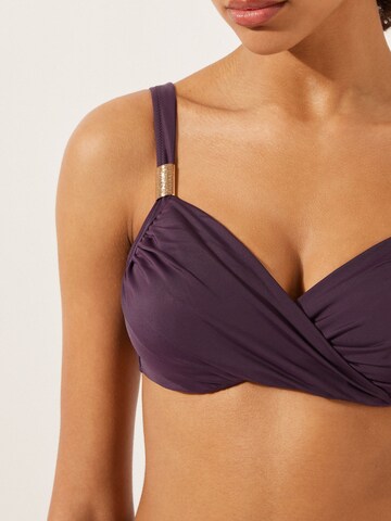 CALZEDONIA Balconette Bikinitop in Lila
