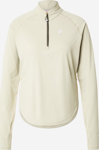 ASICS Performance Shirt 'NAGINO' in Green: front