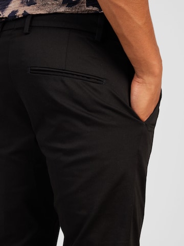 DRYKORN Tapered Chino Pants 'AJEND' in Black