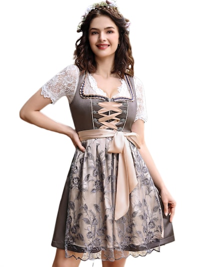 Yesfashion Dirndl in Dark grey, Item view
