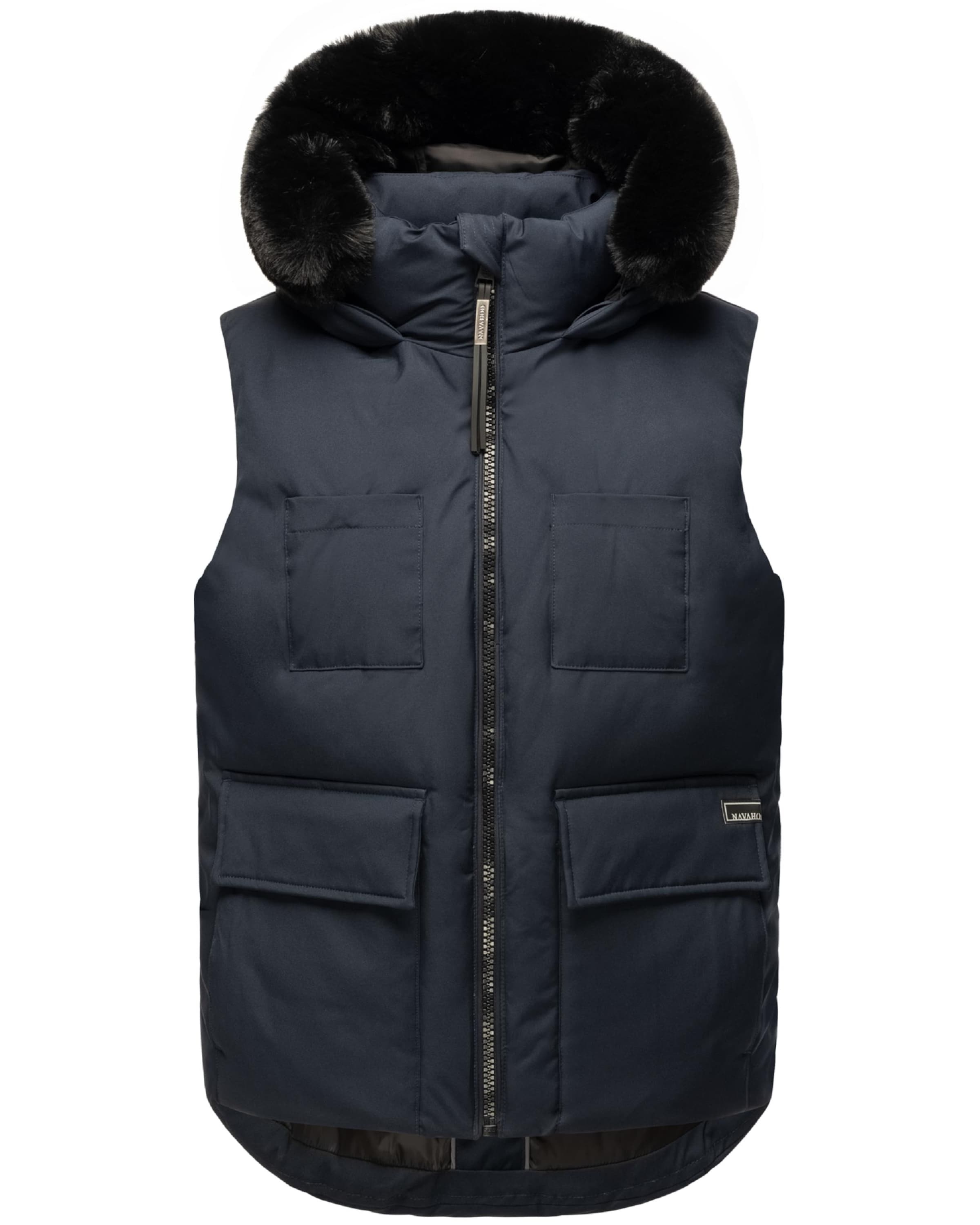 NAVAHOO Елек 'Zimthäschen XIV' в синьо: отпред