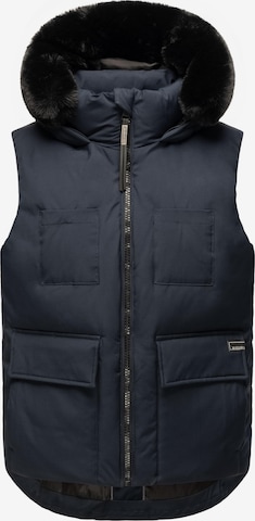Gilet 'Zimthäschen XIV' NAVAHOO en bleu : devant