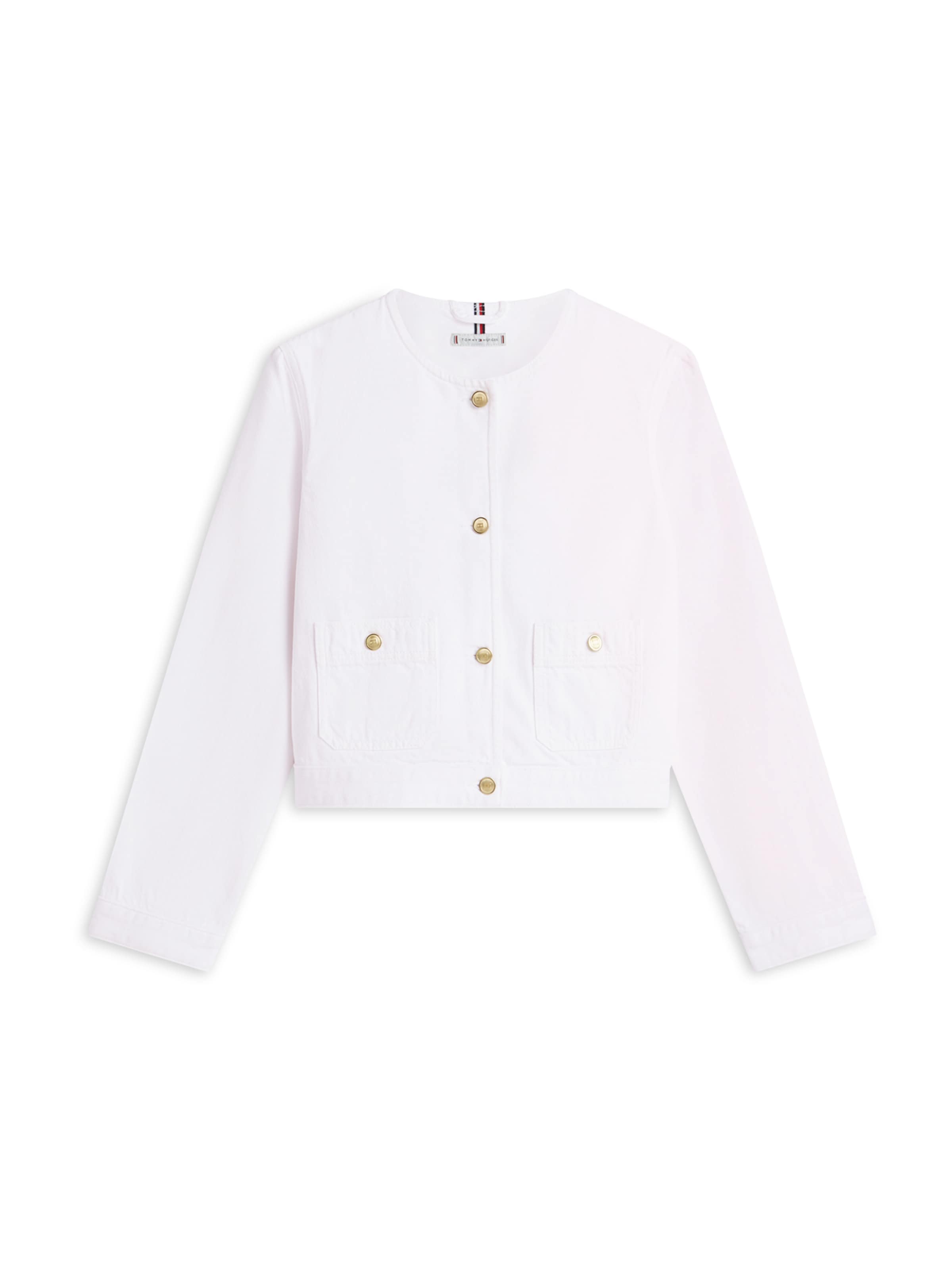 TOMMY HILFIGER Tussenjas in Wit: voorkant