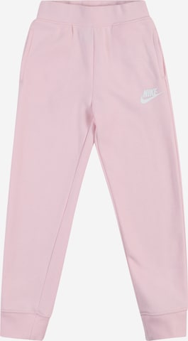 Nike Sportswear Tapered Hose 'CLUB FLEECE' in Pink: predná strana
