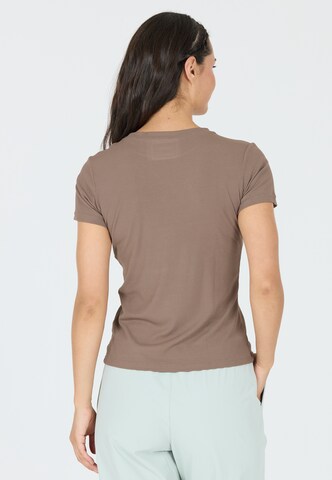 Athlecia T-Shirt 'Tinashe' in Braun