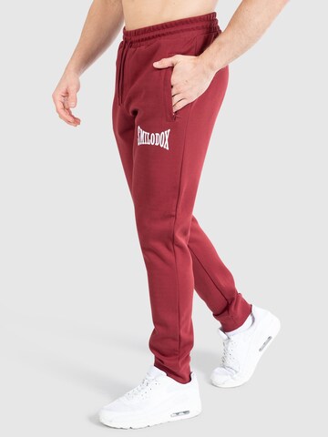 Smilodox Slimfit Broek 'Classic Pro' in Rood