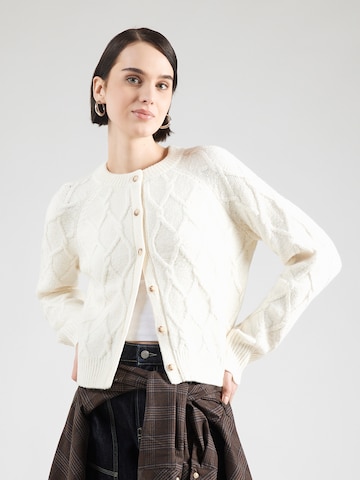 Abercrombie & Fitch Kardigán - Béžová: predná strana