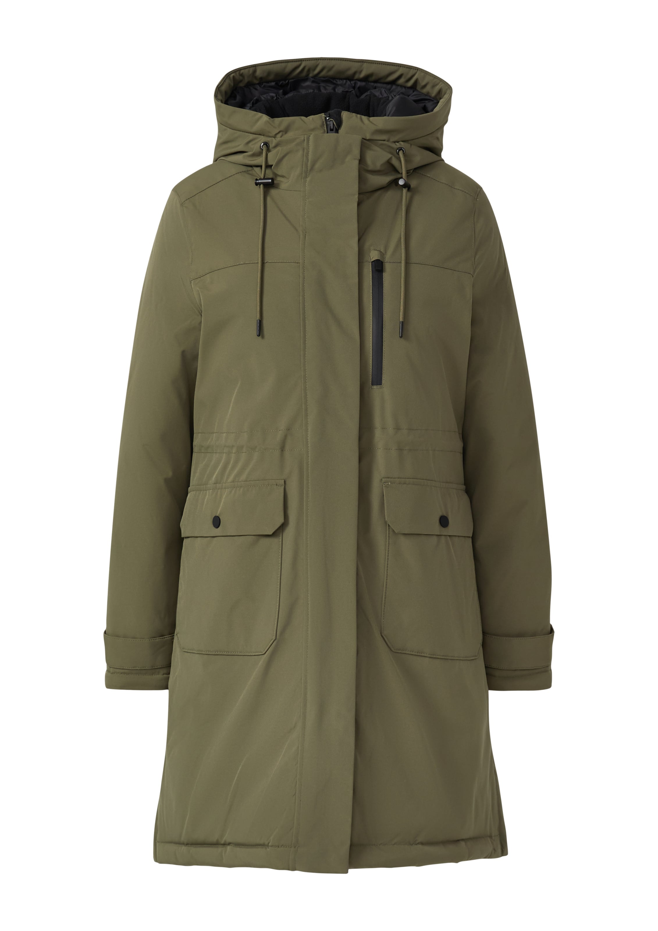 s.Oliver Manteau d’hiver en olive, Vue avec produit