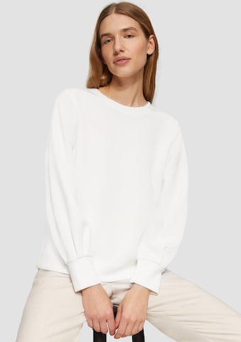 s.Oliver Sweatshirt in Wit