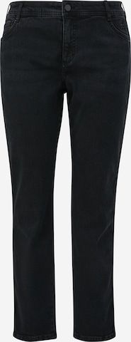 TRIANGLE Slim fit Jeans in Black: front