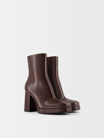 Bottines Bershka en marron
