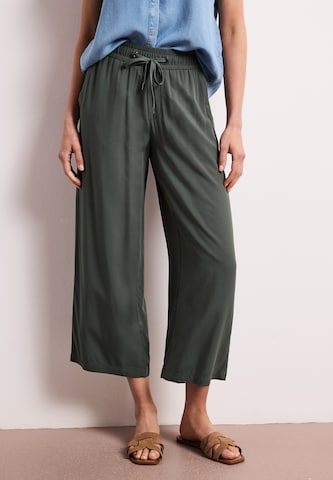 STREET ONE Wide leg Pants in Green