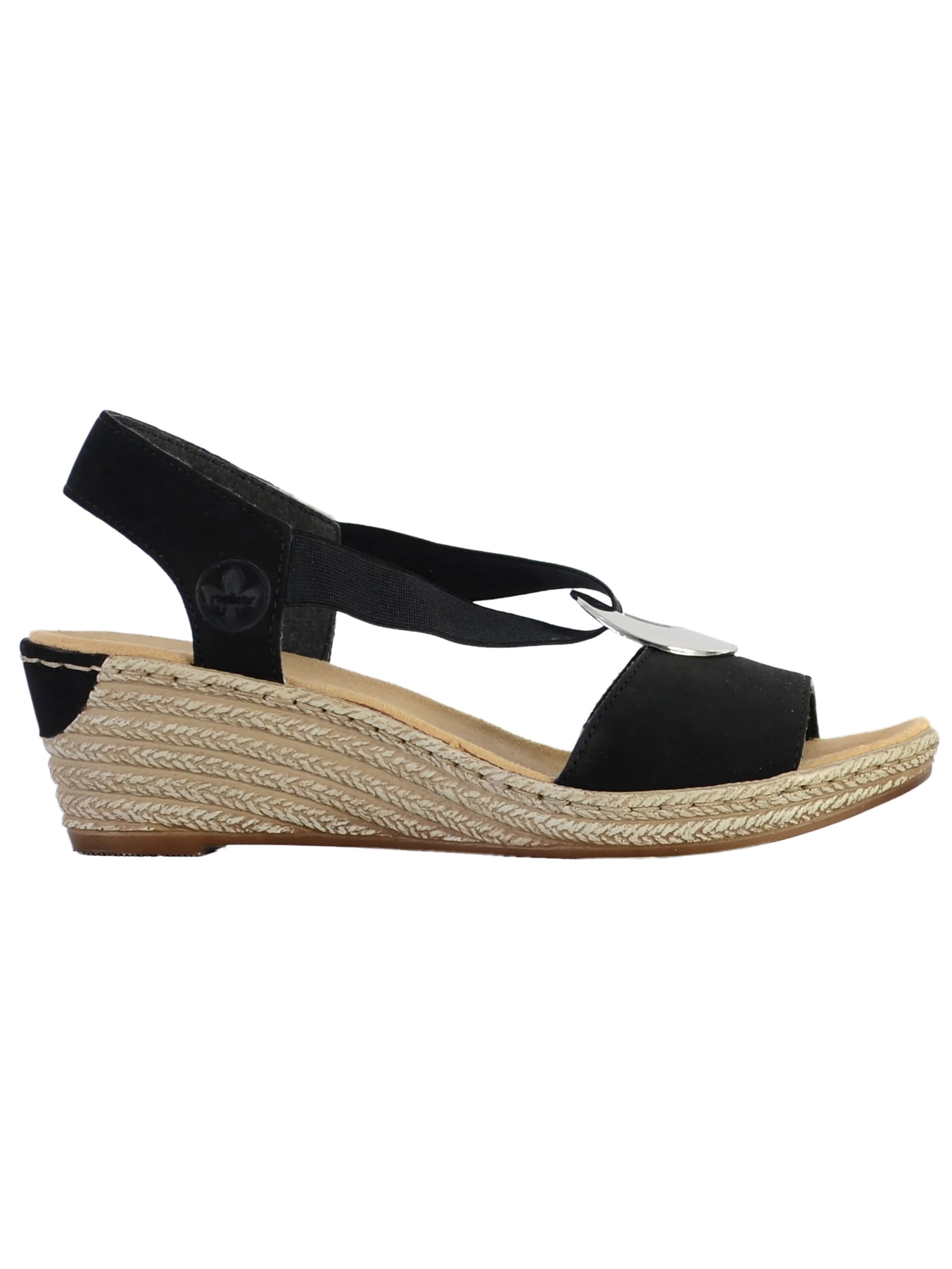 Rieker - Sandalias en negro