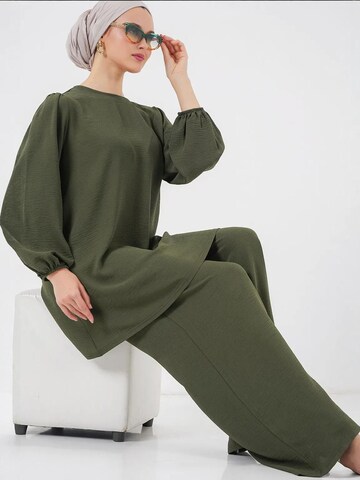 Bigdart - Calças de fato em verde