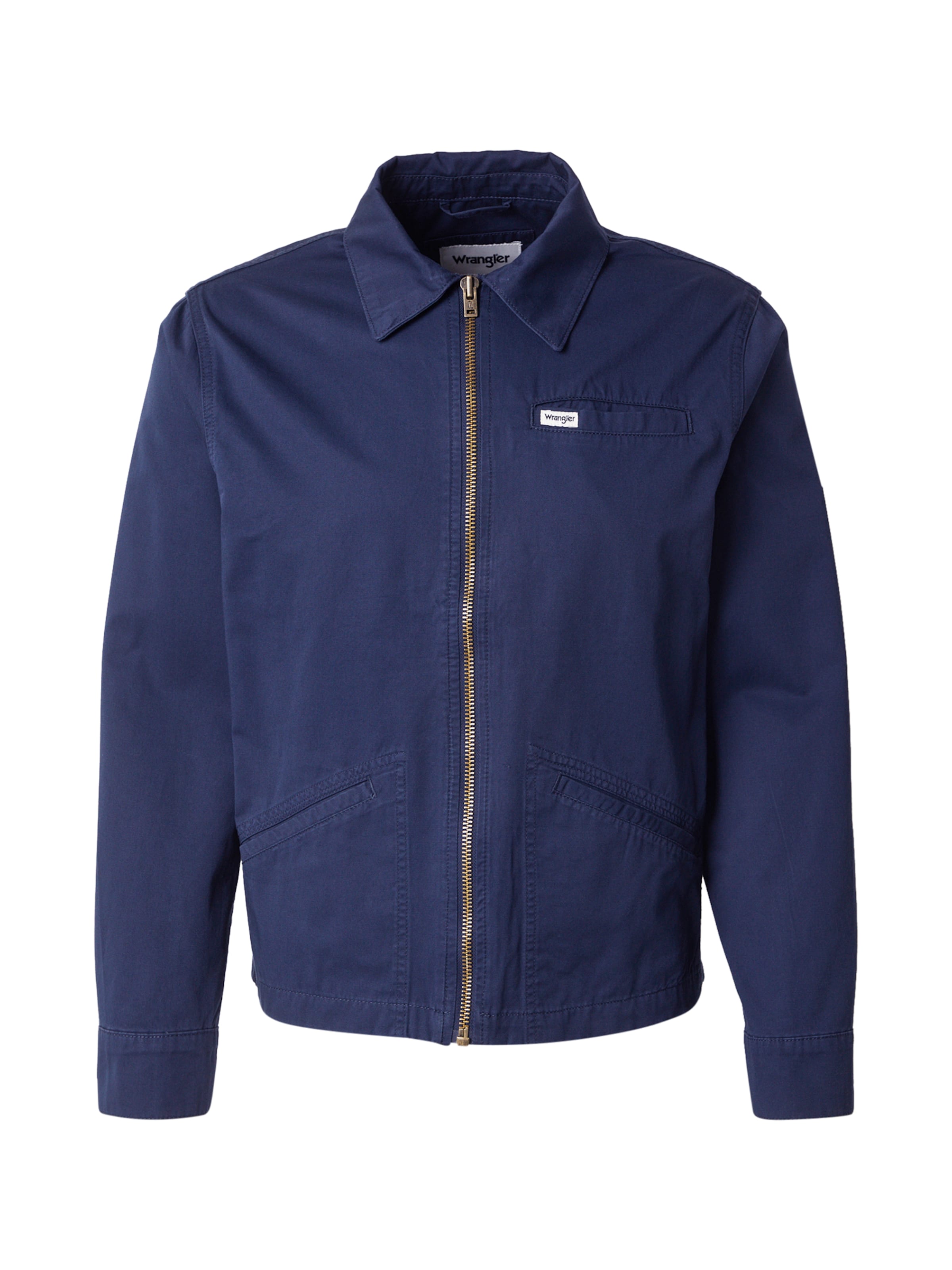 WRANGLER Φθινοπωρινό και ανοιξιάτικο μπουφάν σε μπλε: μπροστά