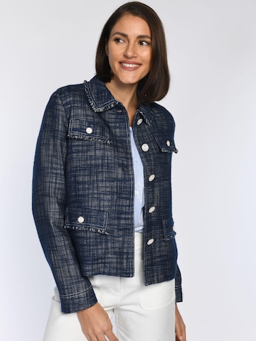 White Label by RoFa Übergangsjacke 'Kastenjacke im Denim-Look'‌‌‌ in Blau: Vorderseite
