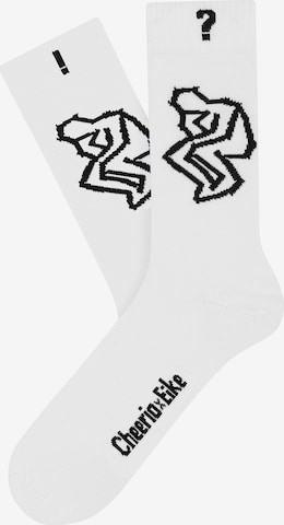 CHEERIO* Socks in White: front