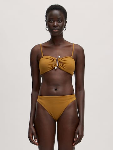 Push-up Top per bikini 'Alaia' di EDITED in marrone: frontale