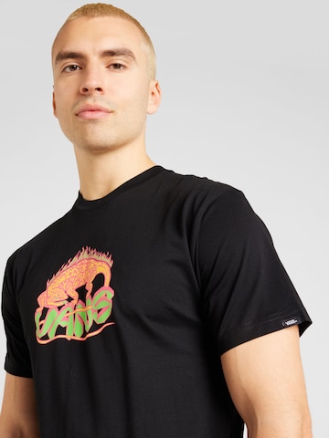 VANS - Camisa 'FIERY FRIEND' em preto