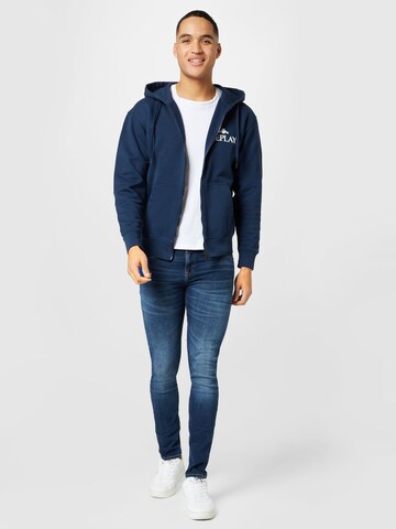 REPLAY Sweatjacke in Blau