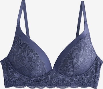 Next T-Shirt Rintaliivi 'Forever Comfort®' värissä sininen: etupuoli