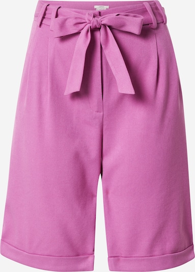 ESPRIT Bundfaltenhose in pink, Produktansicht