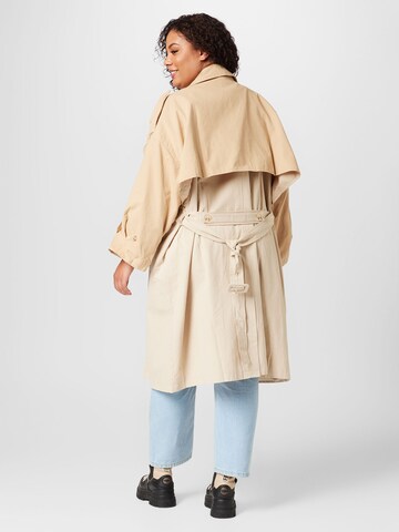 Manteau mi-saison Nasty Gal Plus en beige